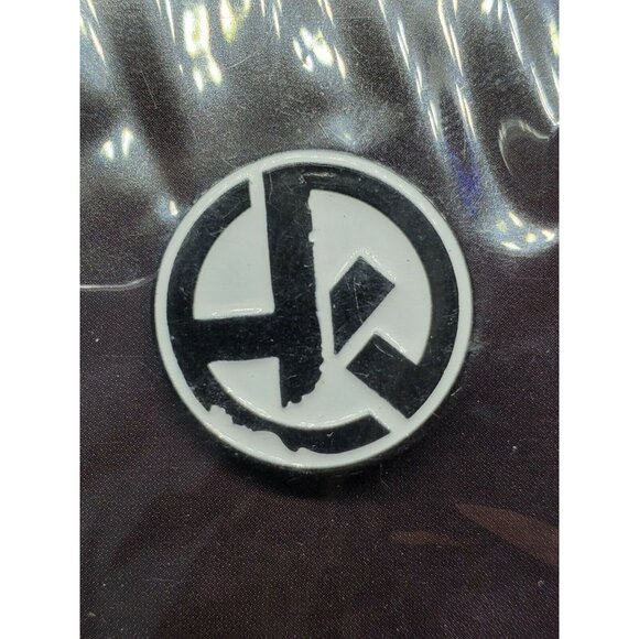 "Huntakiller" Collectible Black & White Round Enamel Lapel Pin – Classic Design - Picture 9 of 12